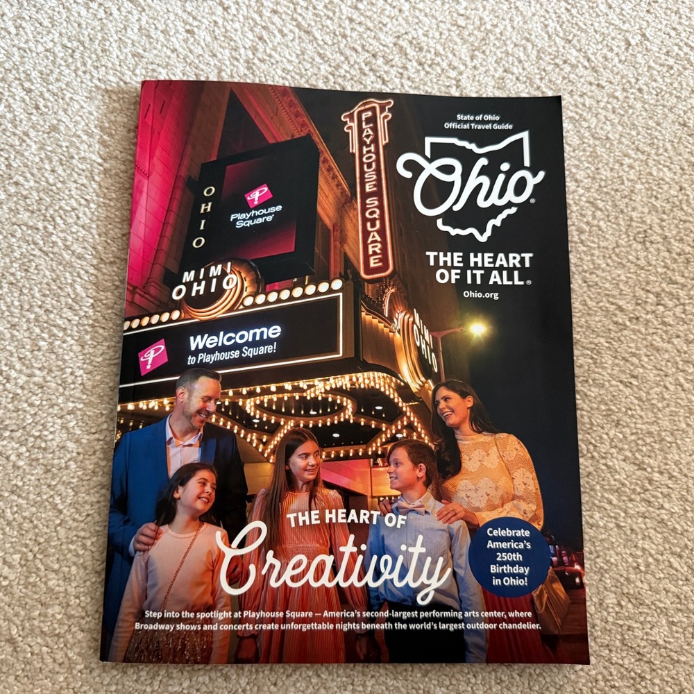 State of Ohio Official Travel Guide 2025 Ohio The Heart Of Creativity Magazine